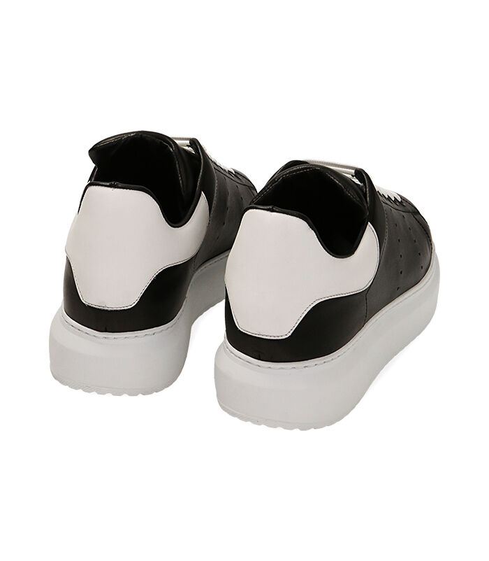 Valerio 1966 Sneakers uomo nero/bianco in pelle | Valerio 1966 Vendita