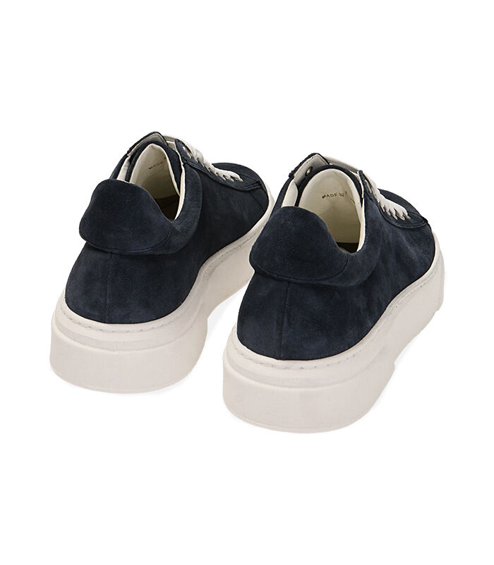 Valerio 1966 Sneakers in camoscio blu | Valerio 1966 Spedizione Gratuita