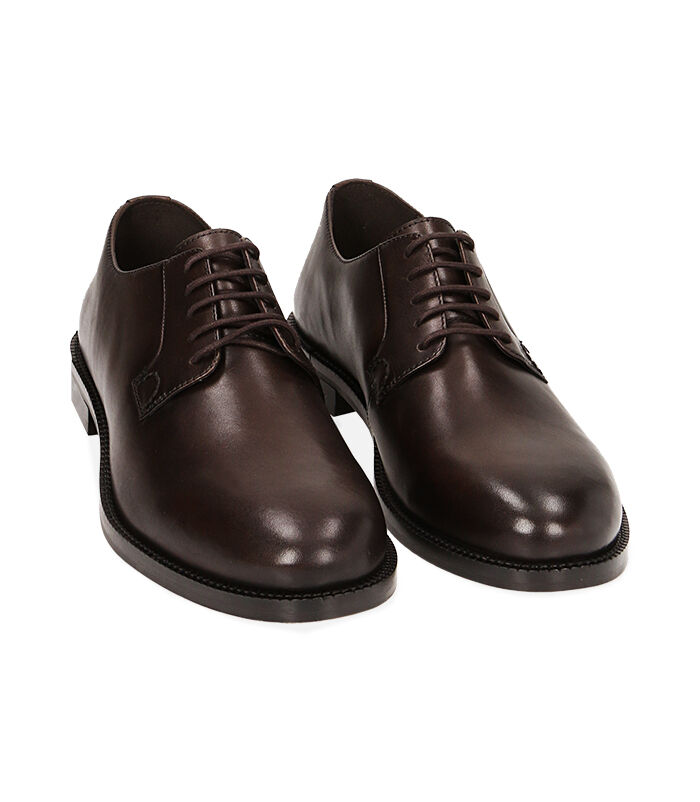 Valerio 1966 Stringate uomo testa di moro in pelle | Valerio 1966 Qualità Garantita