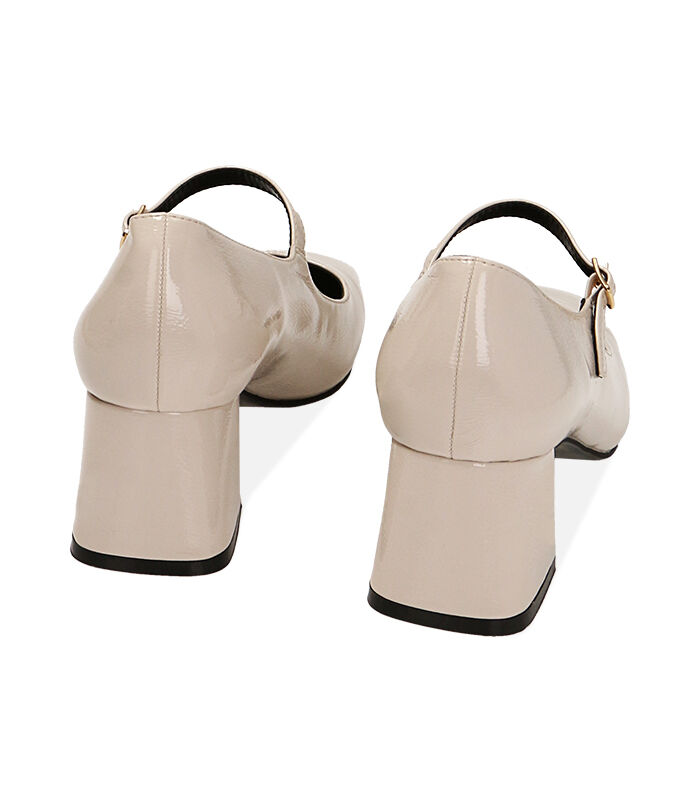 Valerio 1966 Décolleté donna panna cinturino in naplak tacco 5 5 cm | Valerio 1966 Acquista Ora