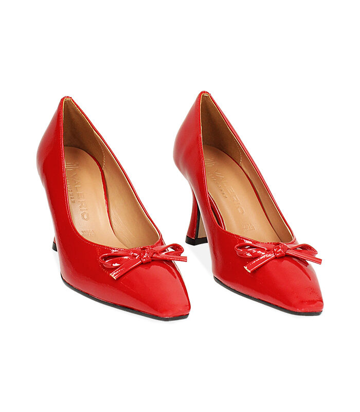 Valerio 1966 Décolleté rosse in naplak con fiocco | Valerio 1966 Shopping Online