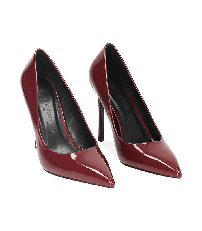 Valerio 1966 Décolleté cherry in vernice tacco 10 5 cm | Valerio 1966 Vendita
