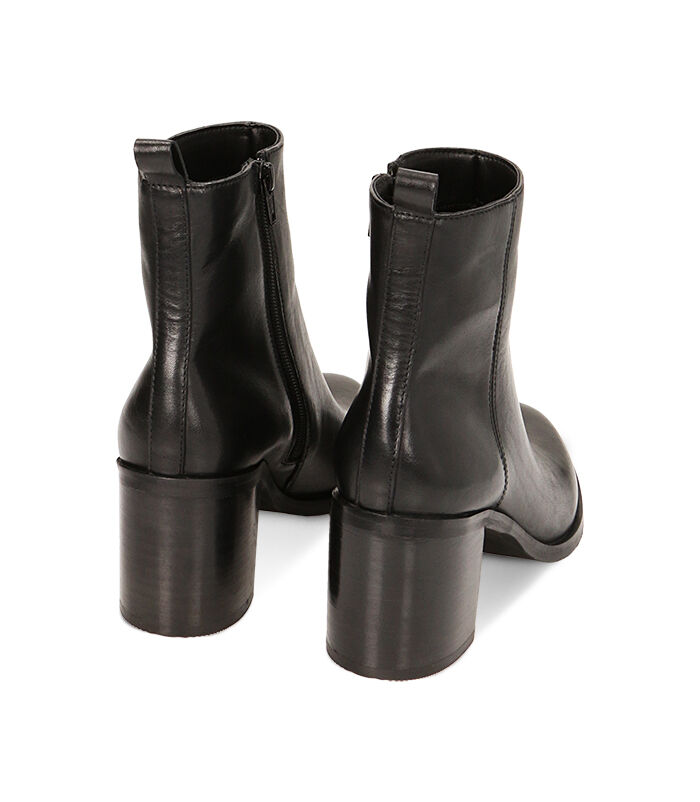 Valerio 1966 Stivaletti donna neri in pelle tacco 7 7 cm | Valerio 1966 Qualità
