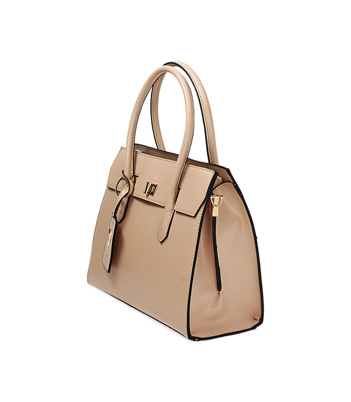 Valerio 1966 Borsa donna a mano beige rigida | Valerio 1966 Fino Al -60%