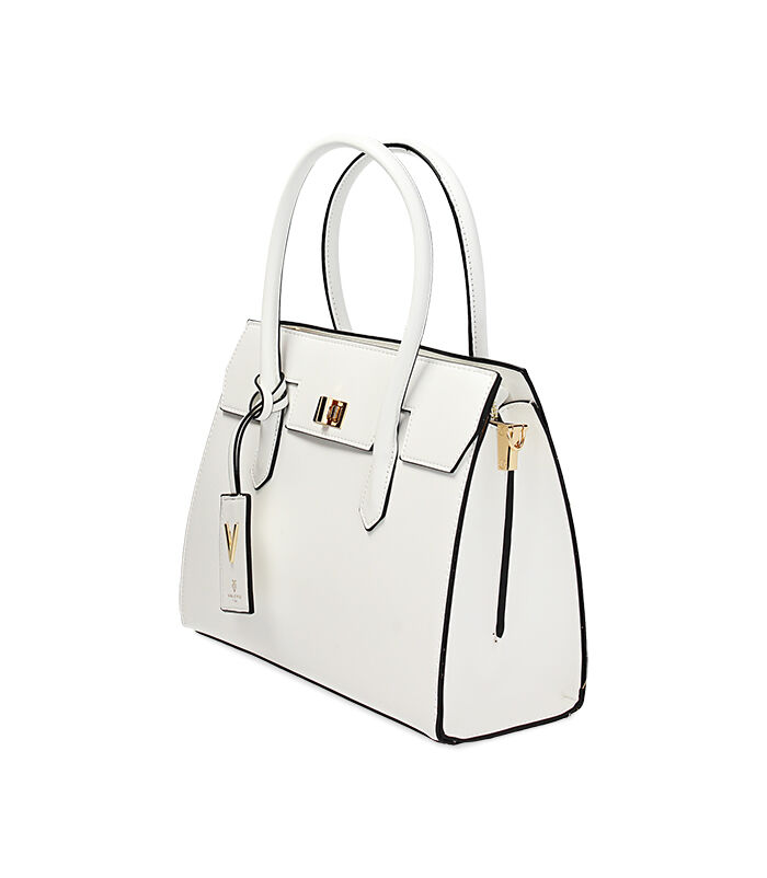Valerio 1966 Borsa donna a mano bianca rigida | Valerio 1966 Shopping Online