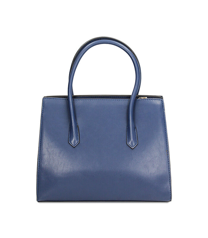 Valerio 1966 Borsa donna a mano blu rigida | Valerio 1966 Affare Del Giorno
