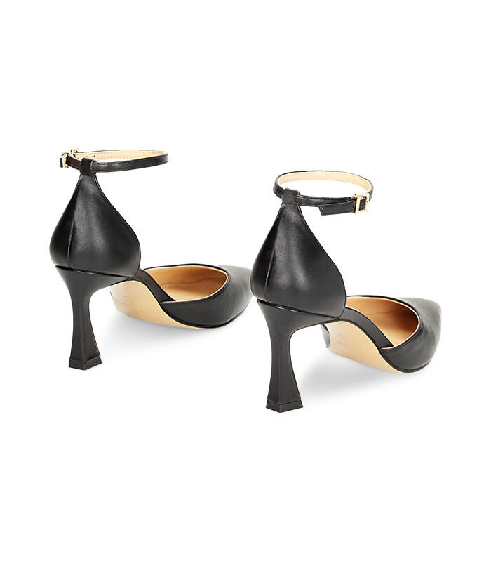 Valerio 1966 Décolleté Open Shank nere tacco 7 5 cm | Valerio 1966 Offerta