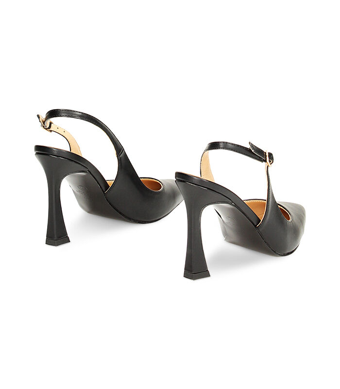 Valerio 1966 Décolleté slingback nere tacco 9 5 cm | Valerio 1966 Offerte
