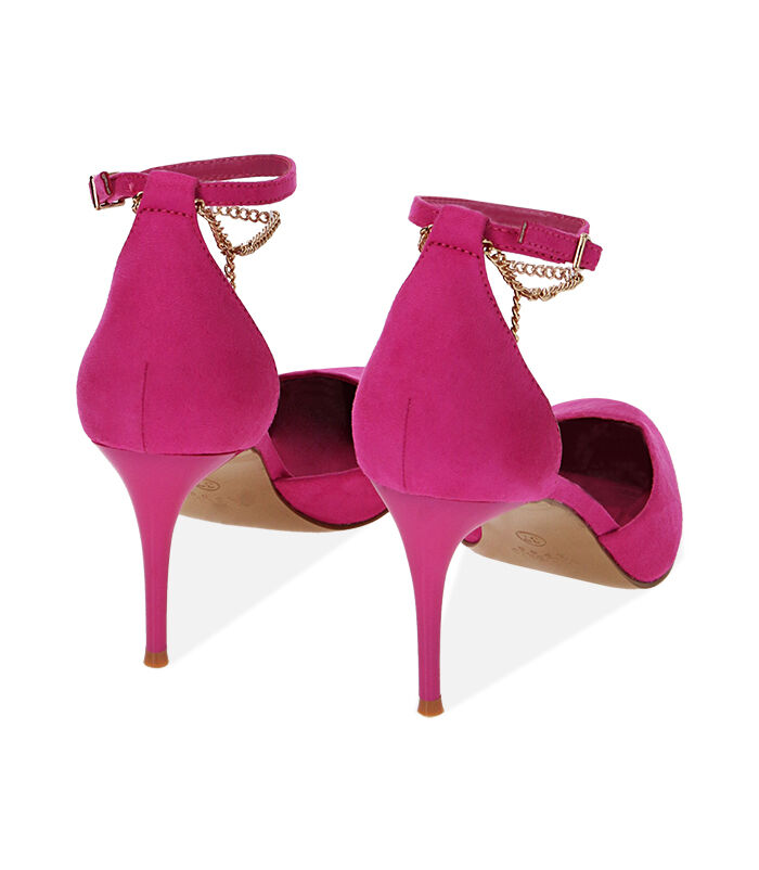 Valerio 1966 Décolleté donna fucsia in microfibra tacco 8 cm | Valerio 1966 I Più Venduti