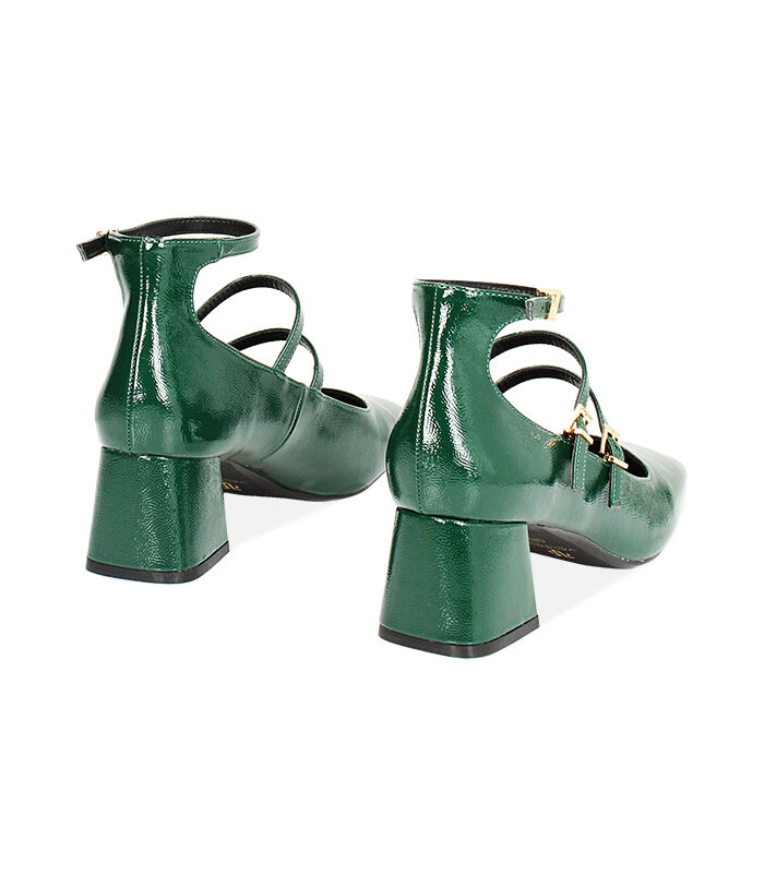 Valerio 1966 Décolleté verdi in naplak tacco largo 6 cm | Valerio 1966 Nuovo