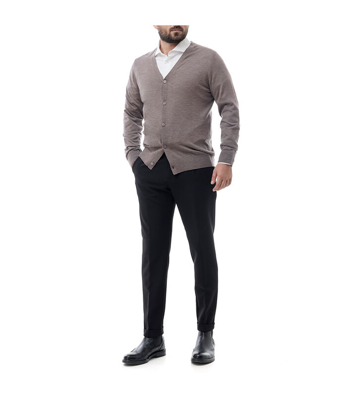 Valerio 1966 Cardigan taupe | Valerio 1966 Vendita Calda