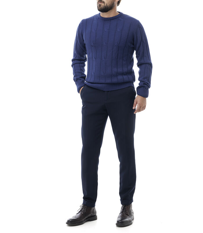 Valerio 1966 Maglione blu a trecce | Valerio 1966 Offerte esclusive