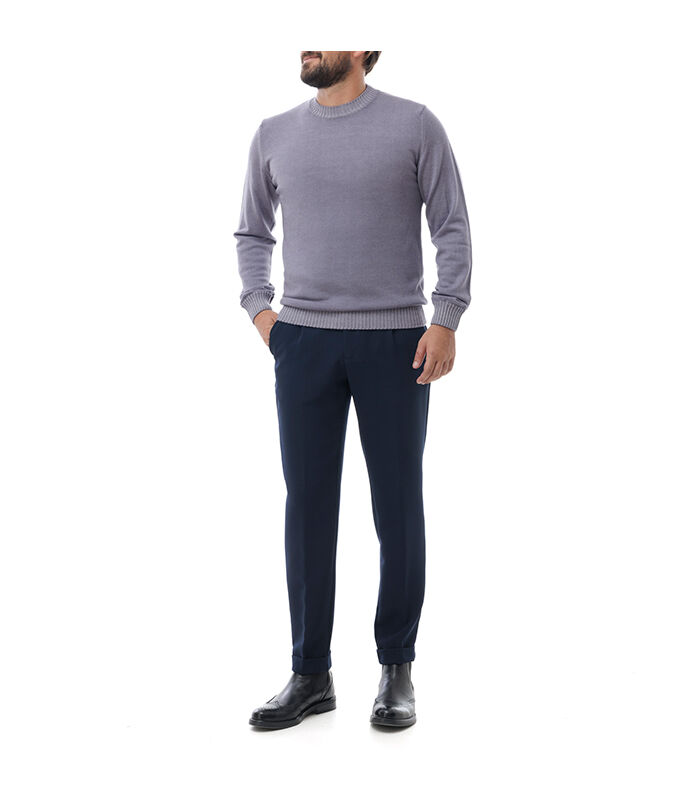 Valerio 1966 Maglione grigio con bordi a costine | Valerio 1966 Lightning offer