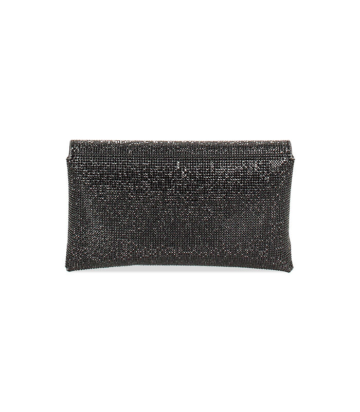 Valerio 1966 Pochette nera in laminato con pietre | Valerio 1966 Ultimi due giorni