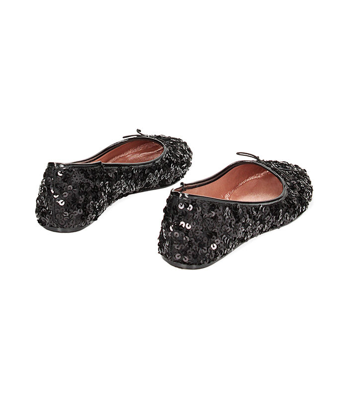 Valerio 1966 Ballerine nere con paillettes | Valerio 1966 Super sconto