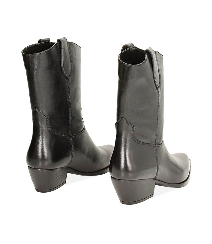 Valerio 1966 Texani neri in pelle | Valerio 1966 Duty-free