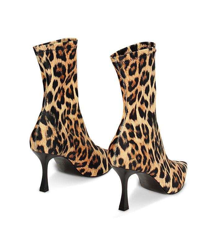 Valerio 1966 Tronchetto leopardato in lycra tacco 8 cm | Valerio 1966 2025
