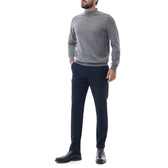 Valerio 1966 Pantalone blu con piega inglese | Valerio 1966 Vendita