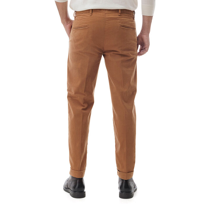Valerio 1966 Pantalone marrone di cotone | Valerio 1966 Soddisfazione Garantita