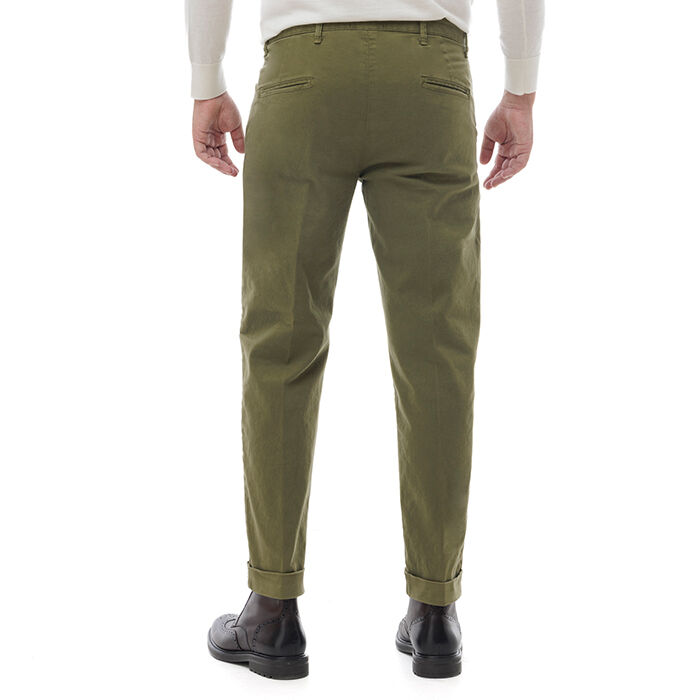 Valerio 1966 Pantalone verde di cotone | Valerio 1966 Qualità Garantita