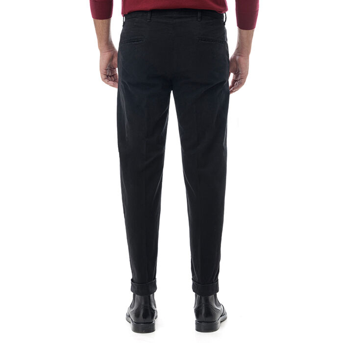 Valerio 1966 Pantalone nero di cotone | Valerio 1966 Negozi Online