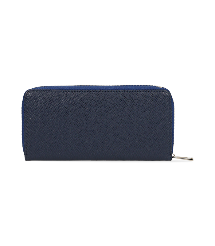 Valerio 1966 Portafoglio blu in pelle donna | Valerio 1966 Convenienza