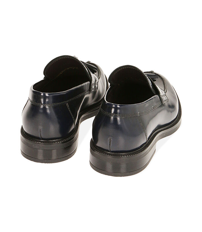 Valerio 1966 Mocassini uomo flat blu in pelle abrasivata | Valerio 1966 Shopping online