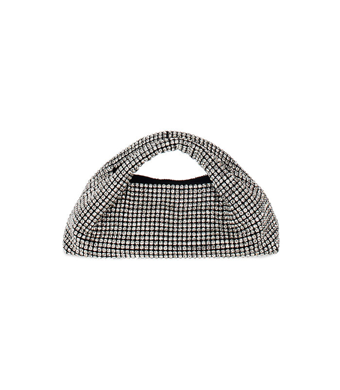 Valerio 1966 Minibag gioiello nera con strass argento | Valerio 1966 Ultimo giorno