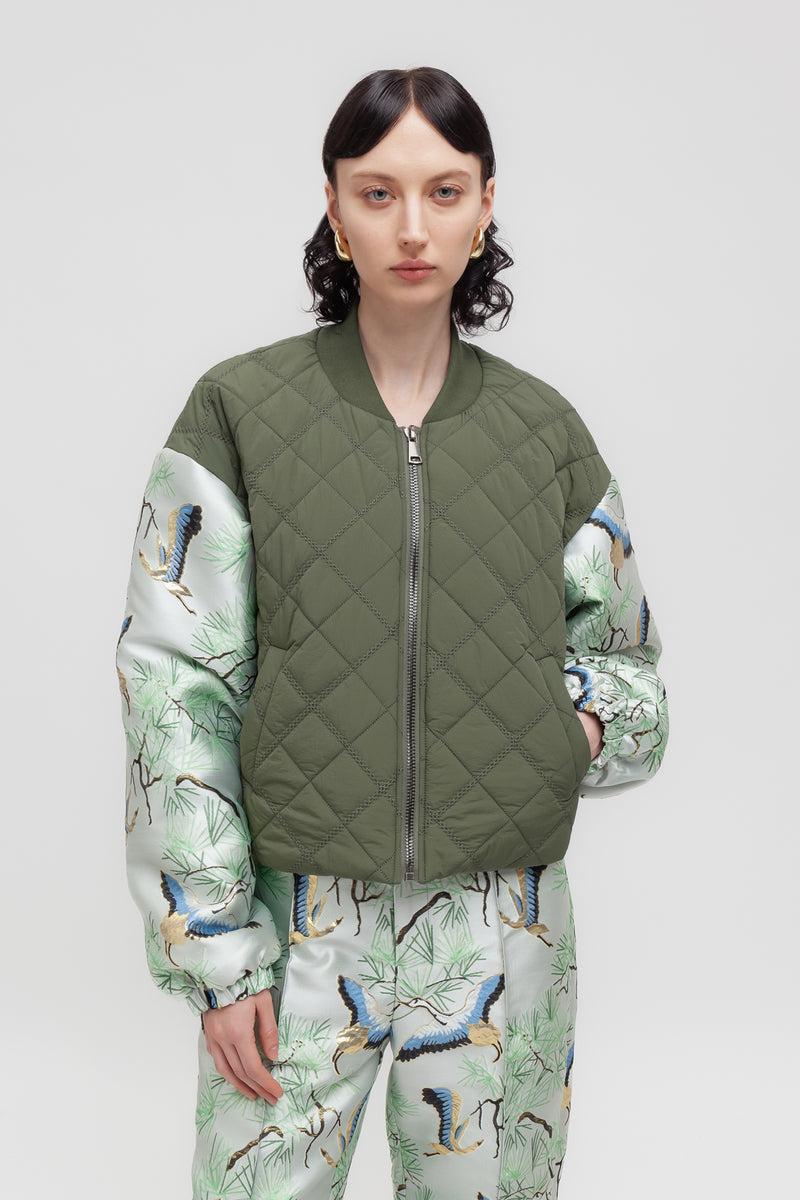Weili zheng Bomber heritage con maniche a contrasto Qualità Garantita