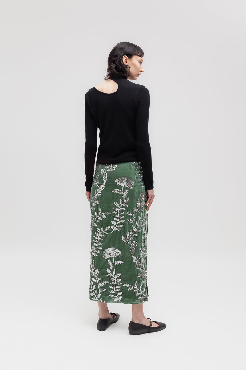 Weili zheng Lupetto in maglina con cut Negozi Online