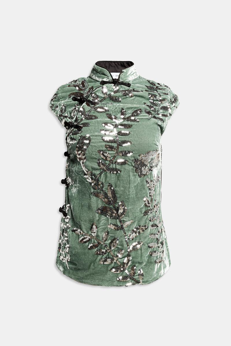 Weili zheng Top qipao weili zheng Fino Al -60%