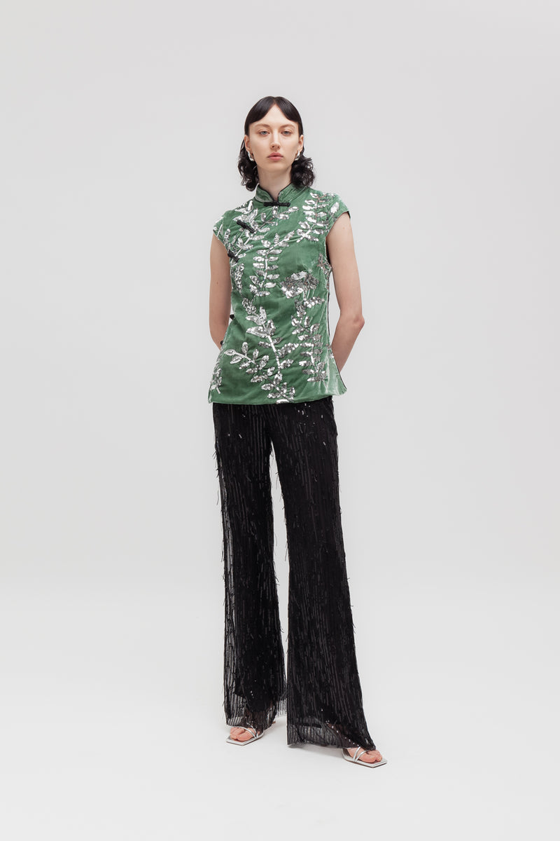 Weili zheng Top qipao weili zheng Fino Al -60%