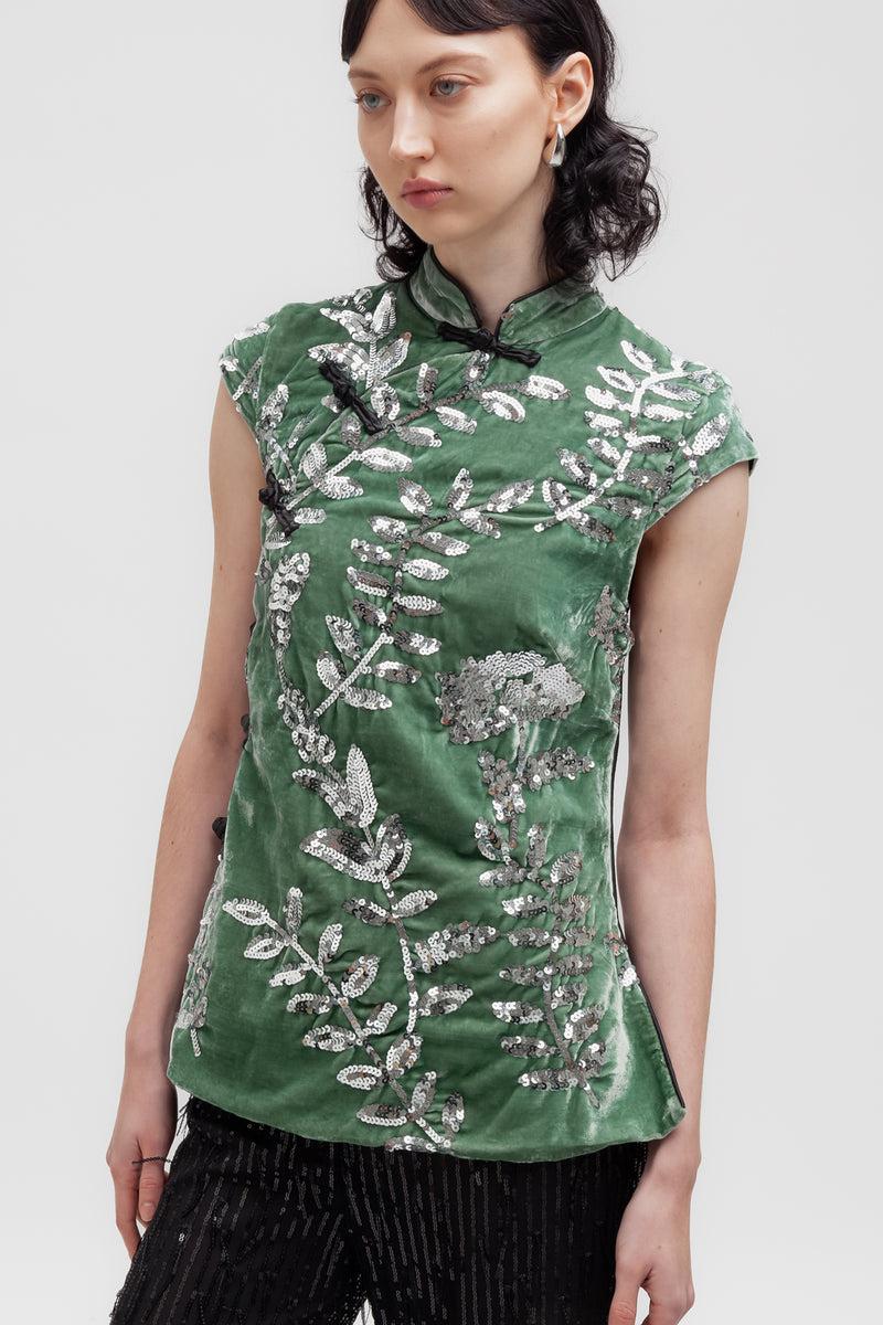 Weili zheng Top qipao weili zheng Fino Al -60%