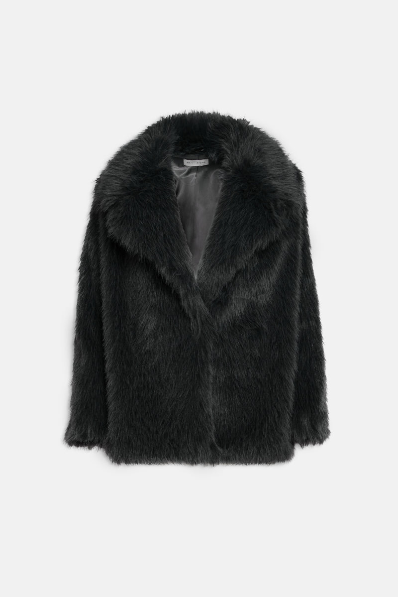 Weili zheng Ecopelliccia corta Shopping Online