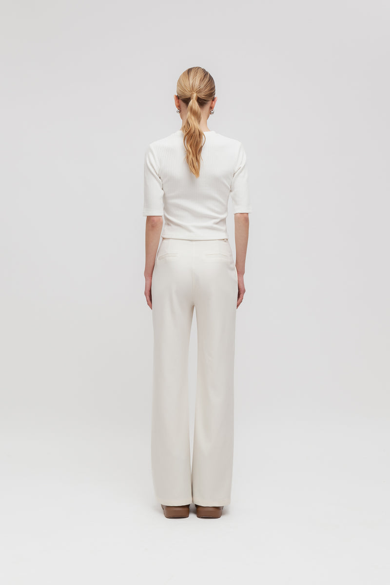 Weili zheng Pantalone flare in gabardina Affare Del Giorno
