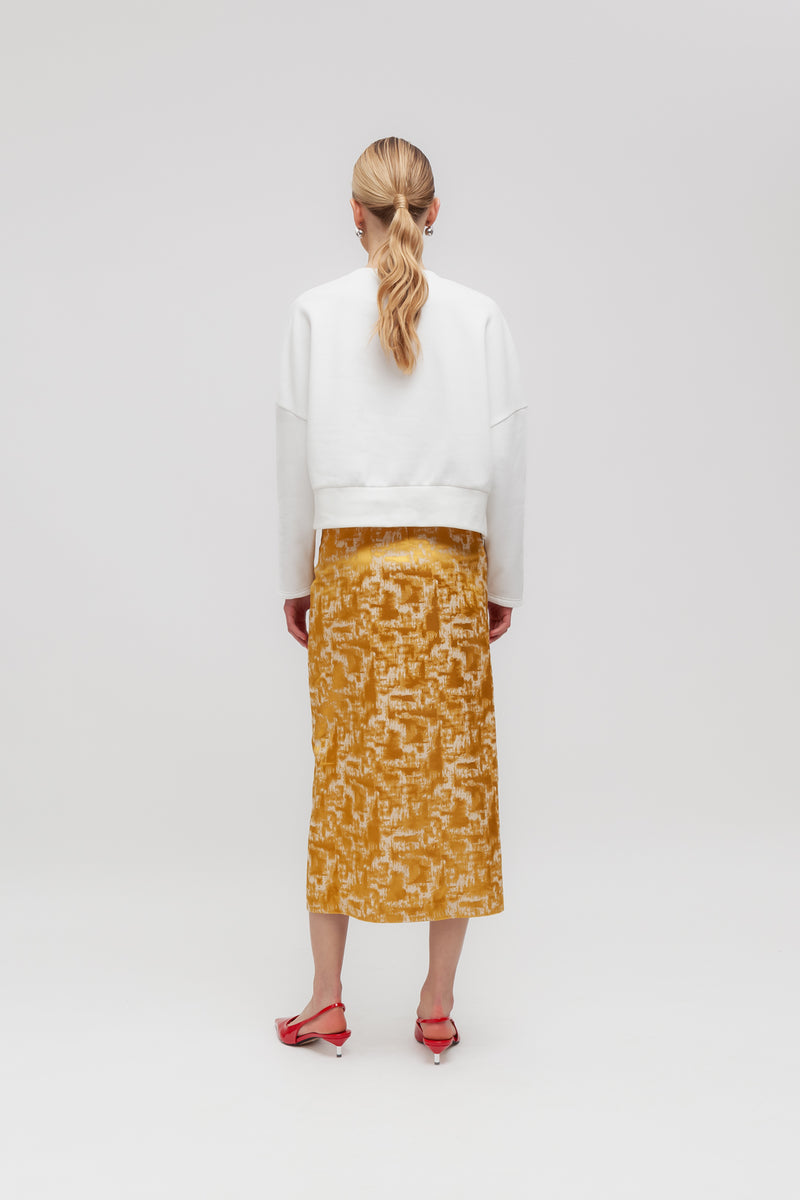 Weili zheng Felpa con fondo asimmetrico Saldi Di Fabbrica