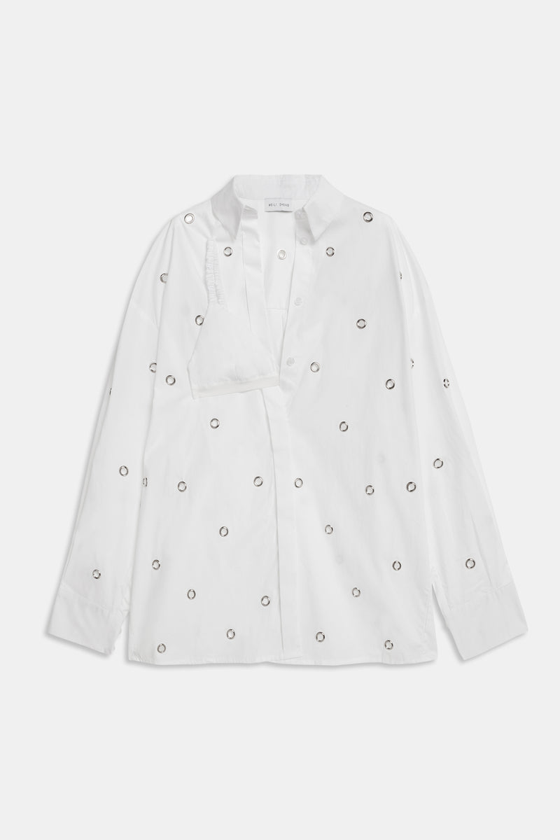 Weili zheng Camicia con occhielli Qualità Garantita