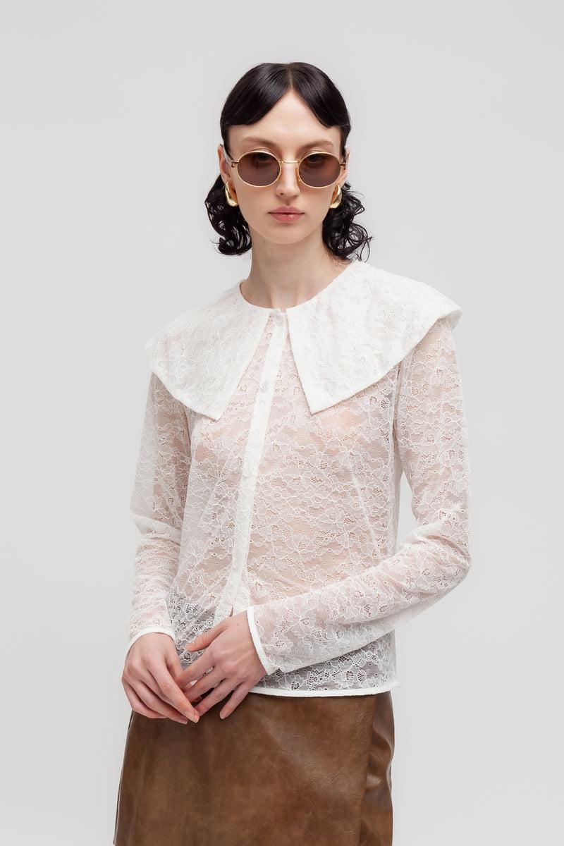 Weili zheng Blusa in pizzo Fino Al -60%