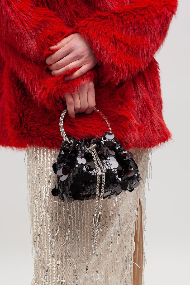 Weili zheng Borsa gioiello con paillettes In Vendita