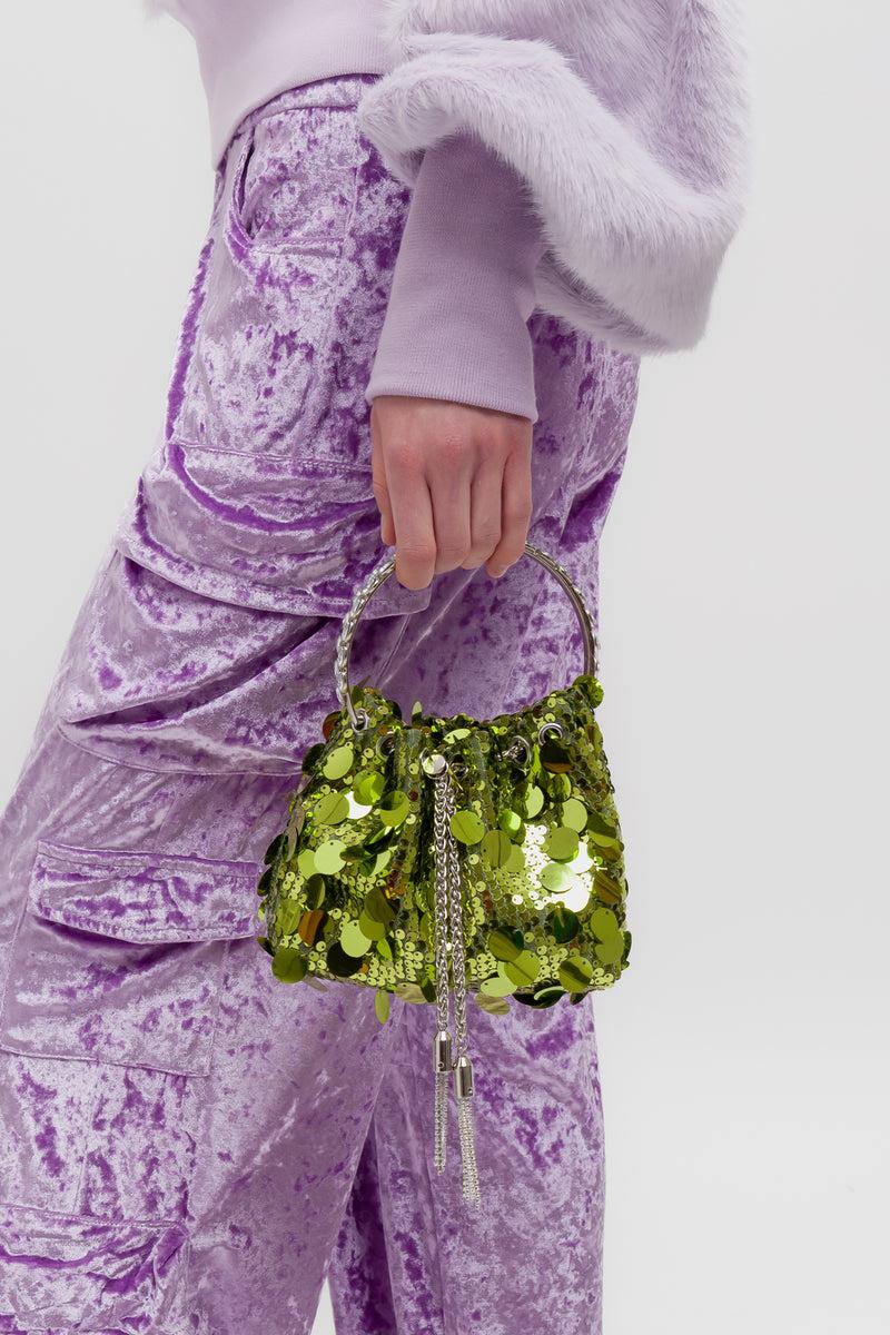 Weili zheng Borsa gioiello con paillettes In Vendita