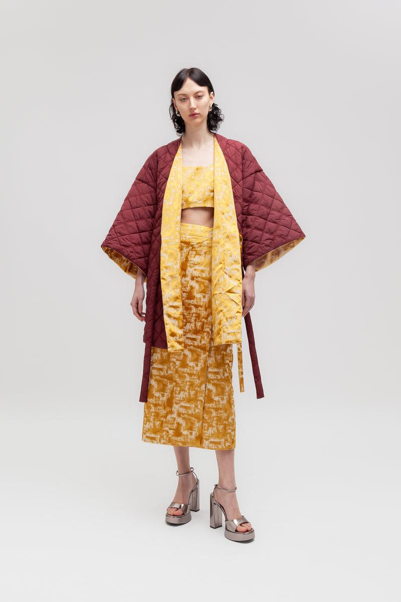 Weili zheng Kimono trapuntato double wear Cyber Monday