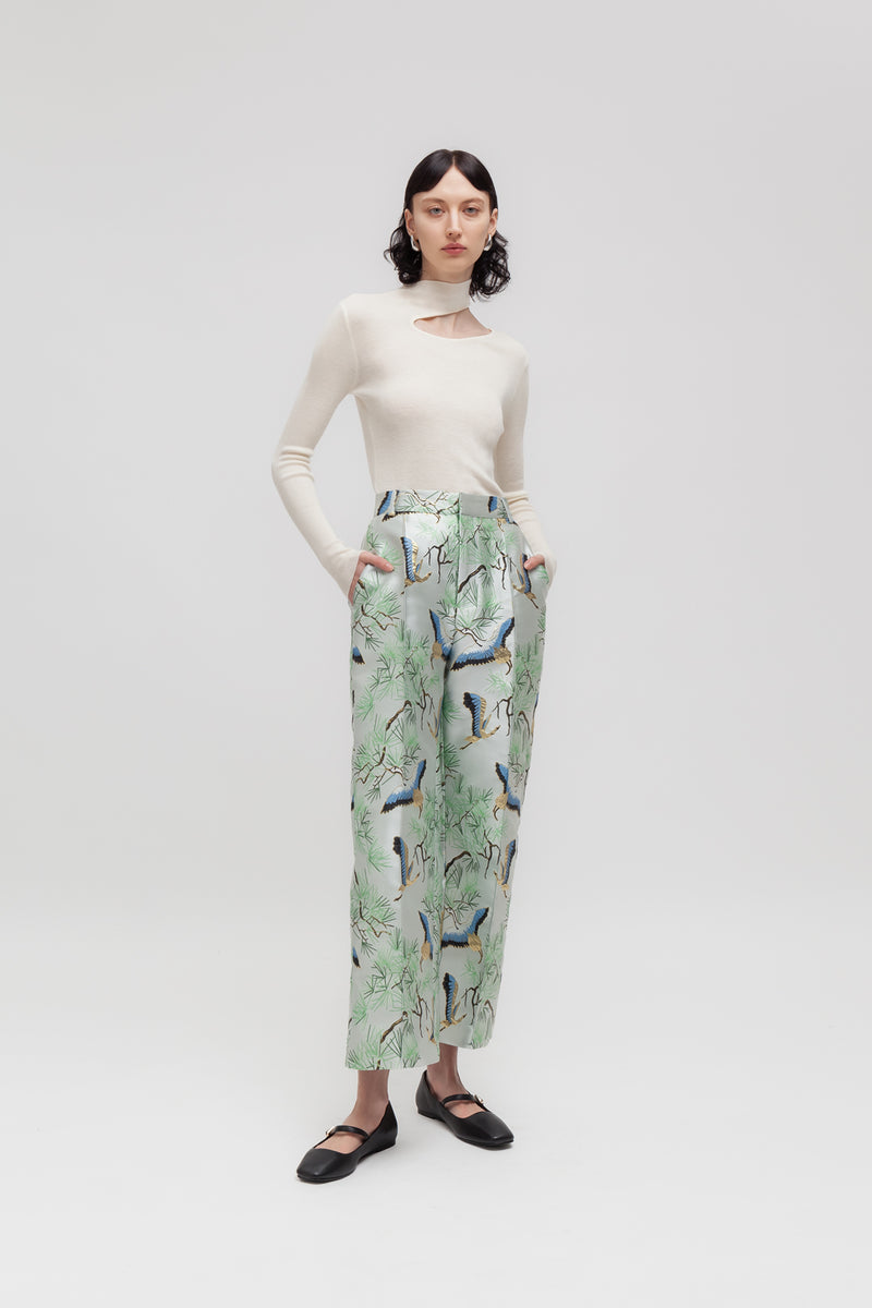 Weili zheng Pantalone in broccato 2025
