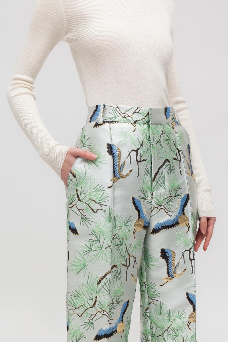 Weili zheng Pantalone in broccato 2025