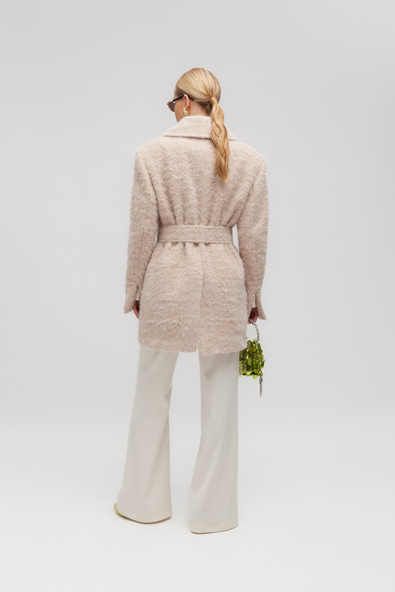 Weili zheng Cappotto corto in feltro Presa