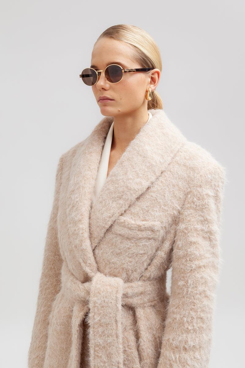 Weili zheng Cappotto corto in feltro Presa