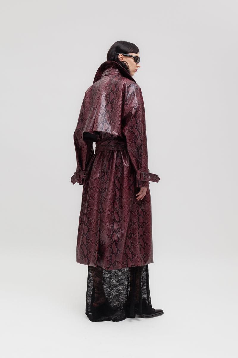 Weili zheng Maxi trench pitonato Outlet