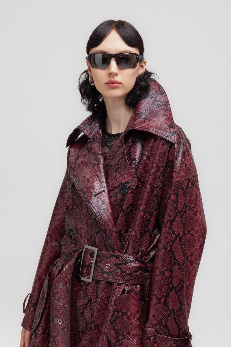 Weili zheng Maxi trench pitonato Outlet