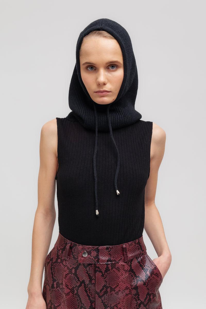 Weili zheng Balaclava in maglia con coulisse Vendita Economica