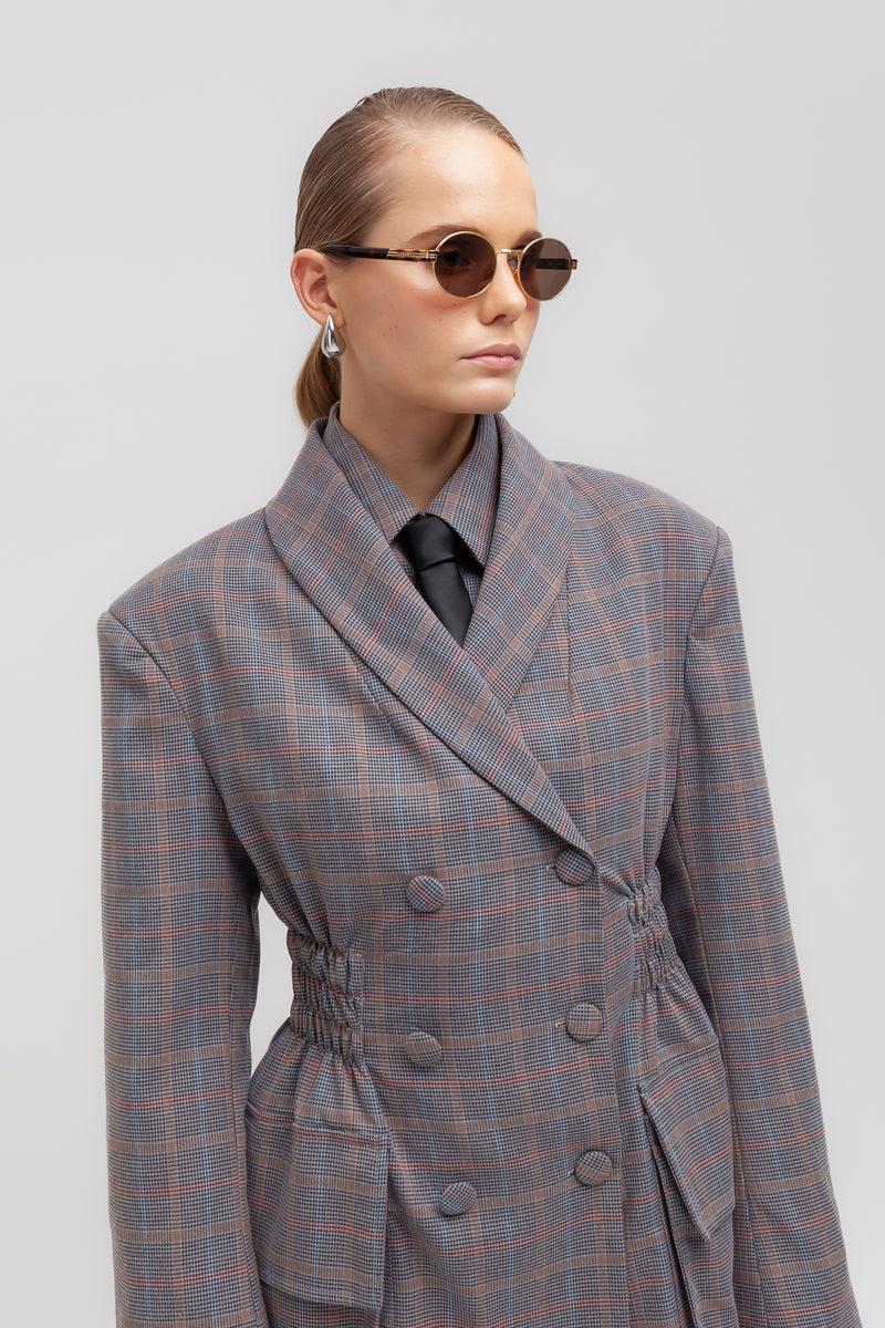Weili zheng Blazer moda con arricci Italia