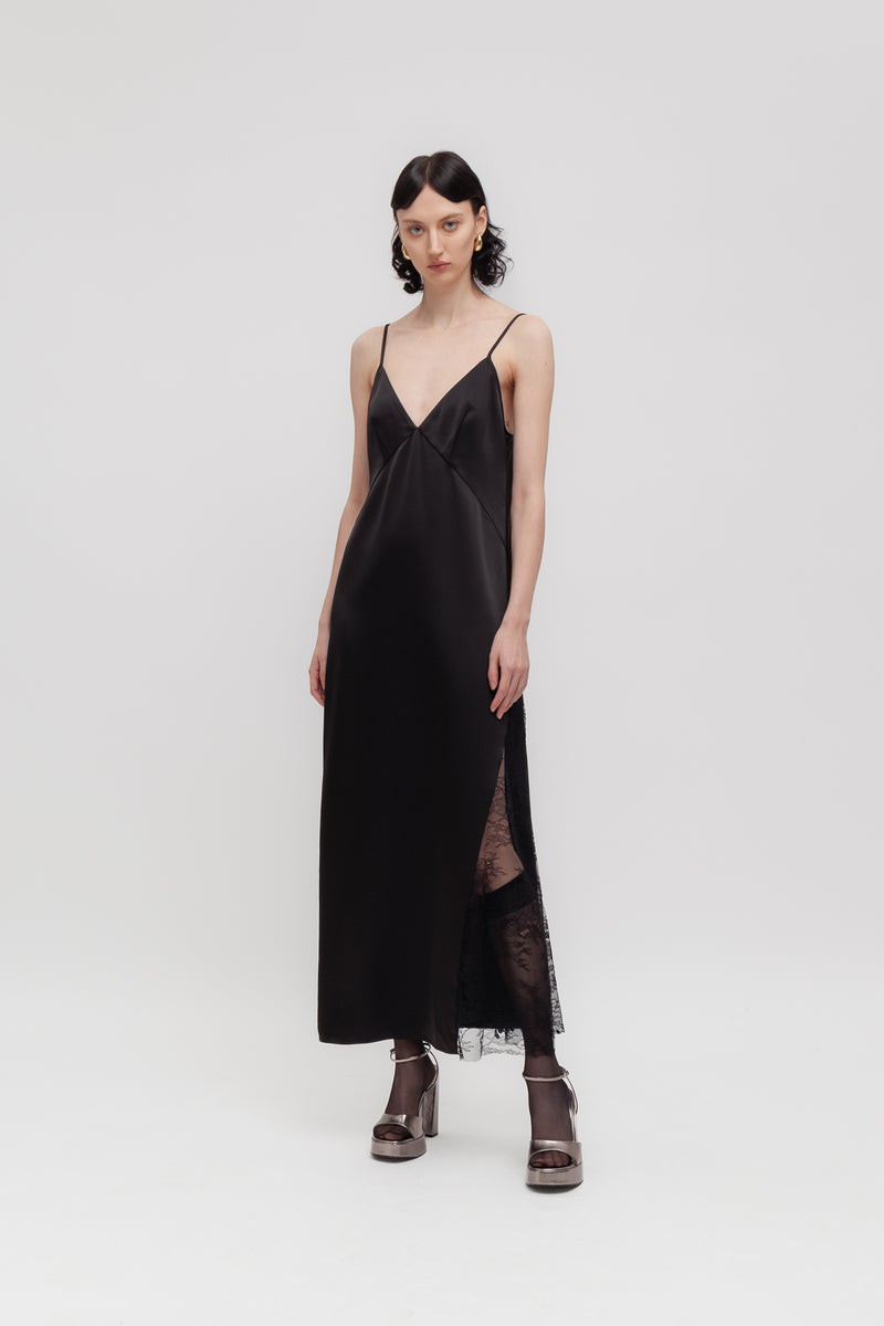 Weili zheng Abito lingerie in satin Consegna Veloce